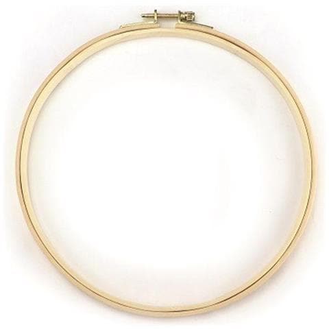 Tamburo Da Ricamo In Legno Ø 18 Cm - Foto 1