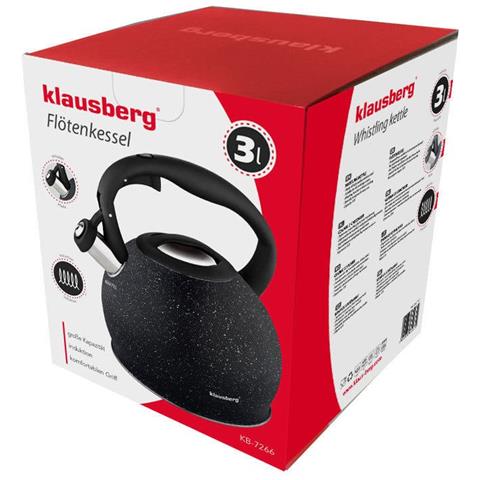 Bollitore Con Fischietto 3l Kb-7266 Marmo - Foto 2