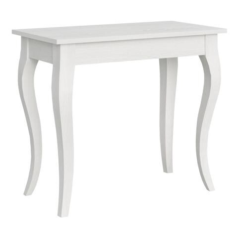 Consolle Allungabile 90x40/308 Cm Olanda - Bianco Frassino - Foto 1