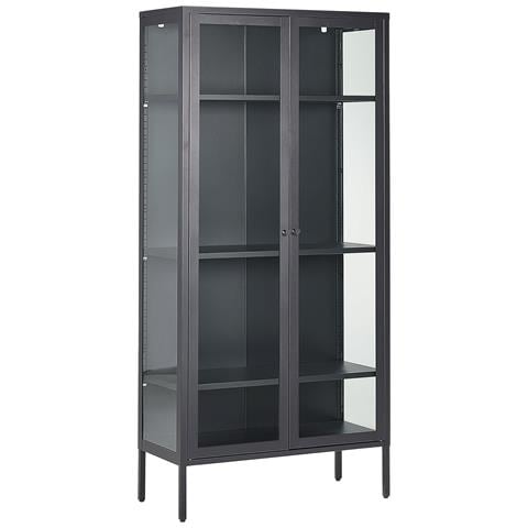 Vetrina Metallo Nero 176 Cm Harty - Foto 2