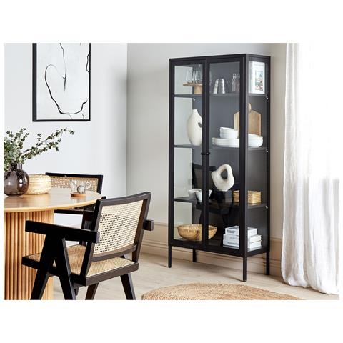 Vetrina Metallo Nero 176 Cm Harty - Foto 1