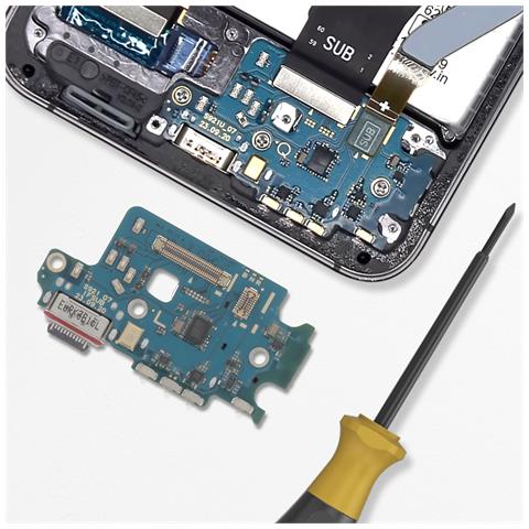 Connettore Ricarica Usb-c + Lettore Scheda Sim Galaxy S24, Nero - Foto 2