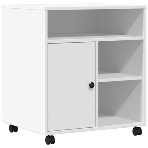 Supporto per Stampante con Ruote Bianco 60x50x67 cm - Foto 2