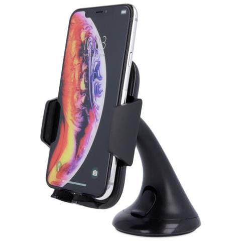 Supporto Auto Per Smartphone Con Fissaggio Par Ventosa, Nero - Foto 2