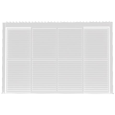 Lamm - Laterale Scorrevole Con Lamelle Per Pergola Bioclimatica Da 4 M - Foto 1