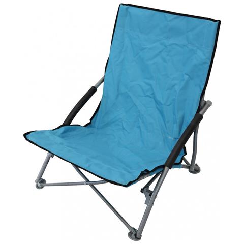 Spiaggina Pieghevole Portatile Da Viaggio Con Struttura In Acciaio E Seduta In Tessuto Oxford - Foto 8