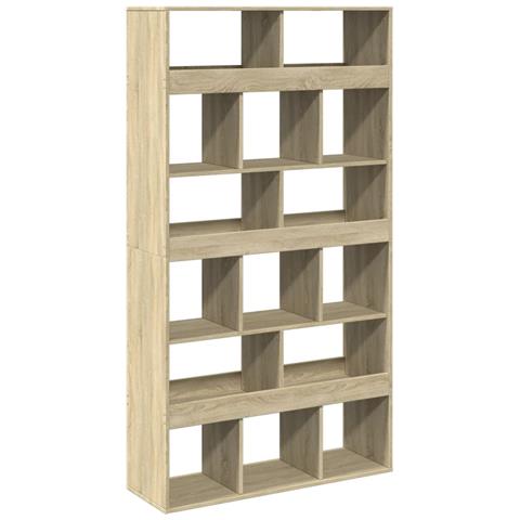 Libreria Rovere Sonoma 100x33x187,5 Cm In Truciolato - Foto 2