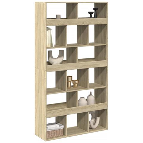Libreria Rovere Sonoma 100x33x187,5 Cm In Truciolato - Foto 3