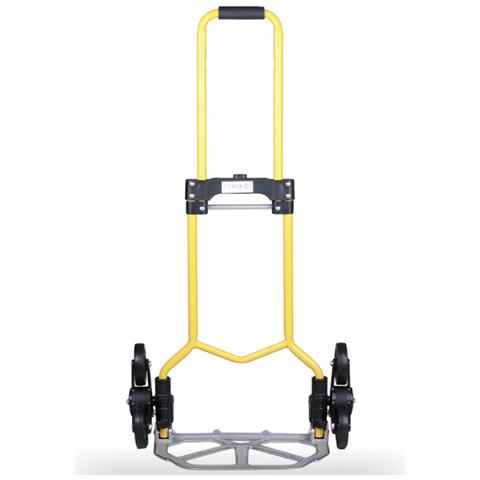 Carrello Saliscale Pieghevole Portapacchi In Acciaio Capacità 70 Kg Con 3 Ruote - Foto 2