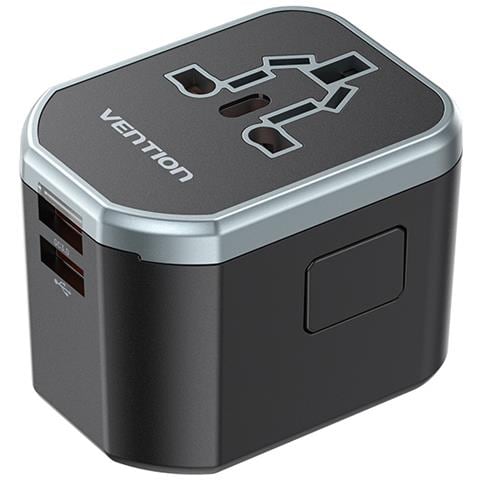 FJCB0 Caricabatterie per dispositivi mobili Universale Nero AC Ricarica rapida Interno - Foto 1