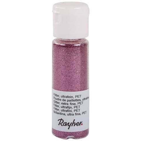 Glitter Ultrafine ""pet"" 20ml - Colore Rosa - Foto 1
