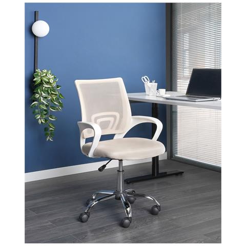 Sedia Da Ufficio Solid Beige - Foto 1