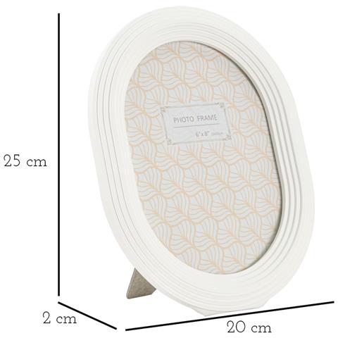 Portafoto Olistic 54 - Bianco - Poliresina - 20x2x25 Cm - Foto 6