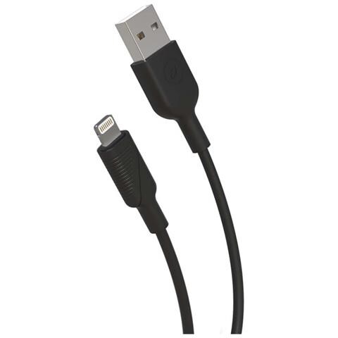 Caricatore Da Auto Usb Da 12w 2,4a E Cavo Da Lightning A Usb Da 1,2 M, Nero - Foto 2