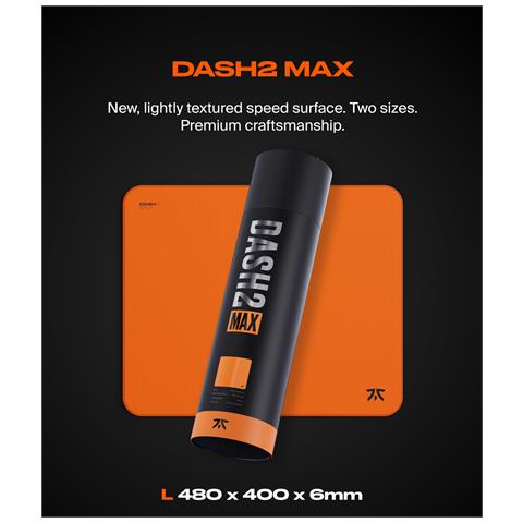 DASH2 MAX Tappetino per mouse per gioco da computer Arancione - Foto 2