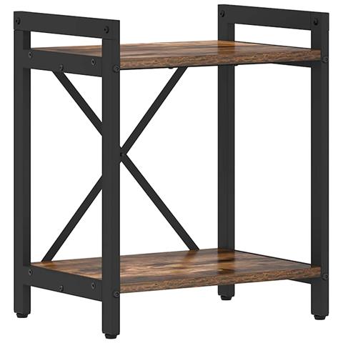Libreria Rovere fumo 40 x 30 x 48.5 cm Legno multistrato - Foto 1