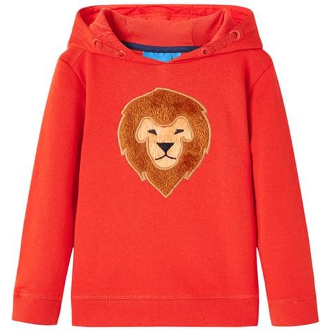Felpa con Cappuccio da Bambino Rossa 104 - Foto 1