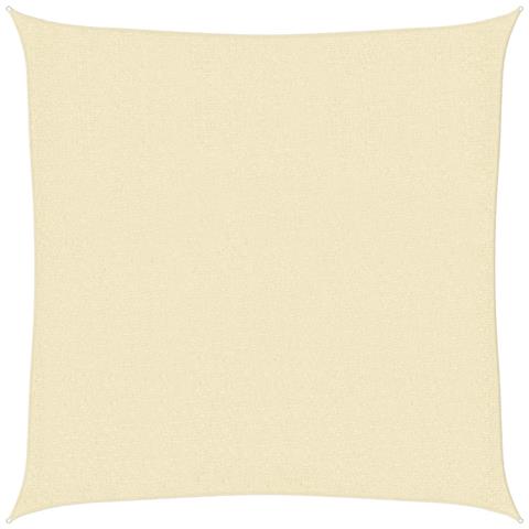 Vela Parasole In Hdpe Quadrata 2x2 M Crema - Foto 1