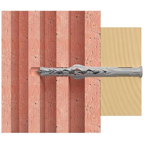 530925 ancoraggio a vite e tassello 50 pz Kit di viti e tasselli a muro 180 mm - Foto 4