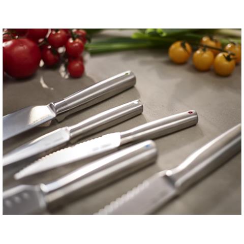 Set Di Coltelli Elevate In Acciaio 5 Pezzi Con Supporto Girevole Coltelli Ergonomici Con Tecnologia Elevate Per Igiene E Conservazione Efficiente - Foto 3