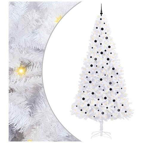 Albero di Natale artificiale Bianco 300 cm PVC e Acciaio - Foto 1