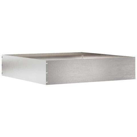 Bordura per Prato Argento 60 x 60 x 13 cm Acciaio inossidabile - Foto 1