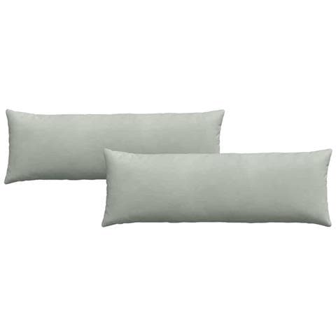 Cuscini da Divano 2 pcs Grigio chiaro 120 x 40 cm - Foto 1