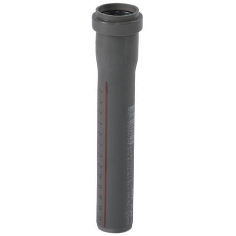 Tubo Di Scarico Htsafeem Dn/od 75 X 500 Mm Tubo Pvc Grigio Per Acque Reflue - Foto 1