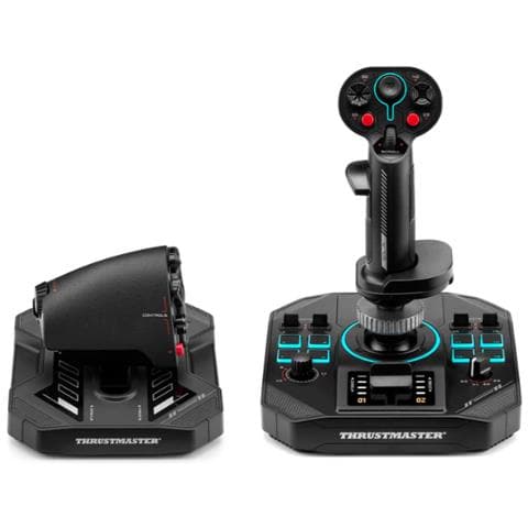 Sol-R 4 HOTAS Nero USB Joystick + leva di controllo del motore Analogico /Digitale PC - Foto 1
