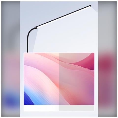 Lampada Da Scrivania Clip-on Led Per Cura Degli Occhi — Spettro Completo, Senza Sfarfallio, Alimentazione Usb, Collo Flessibile 360° (28cm / 38cm / 58cm / 78cm) 28 Cm - Foto 7