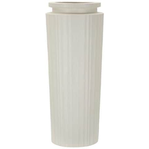 Vaso High Grande Da Pavimento In Magnesio Color Crema - Foto 1