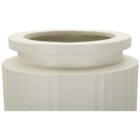 Vaso High Grande Da Pavimento In Magnesio Color Crema - Foto 2