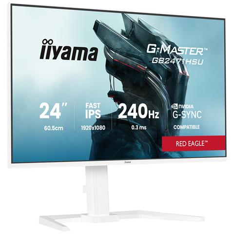 G-MASTER GB2471HSU-W1 Monitor PC 60,5 cm (23.8") 1920 x 1080 Pixel Full HD LED Bianco - Foto 1