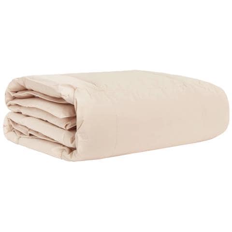 Piumino Letto Estivo Beige 155 x 220 cm 100% Kapok Naturale - Foto 2