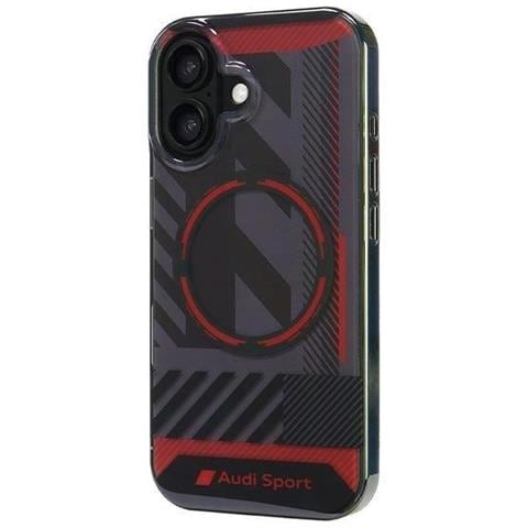 Custodia Audi Iml Sport Magsafe Per Iphone 16 6.1 Nera - Robusta E Alla Moda - Foto 1