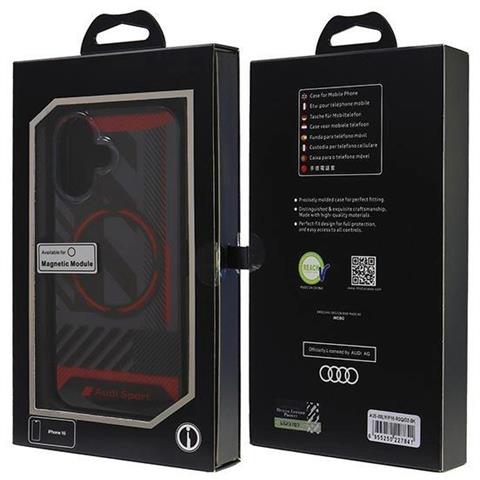 Custodia Audi Iml Sport Magsafe Per Iphone 16 6.1 Nera - Robusta E Alla Moda - Foto 7