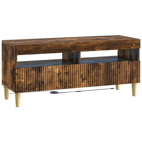 Mobile TV LED Rovere Fumo Legno ingegnerizzato - Foto 1