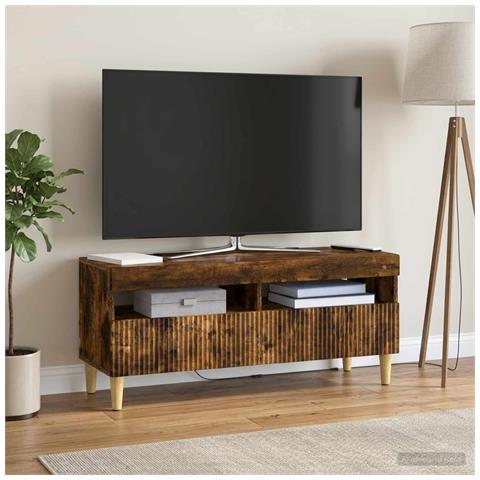 Mobile TV LED Rovere Fumo Legno ingegnerizzato - Foto 2