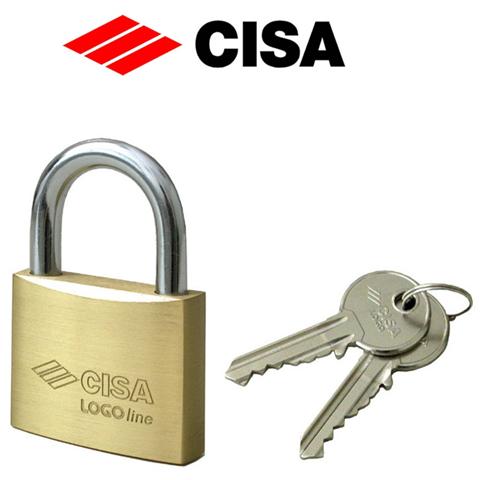 Lucchetto Logoline arco in acciaio monoblocco in ottone mm 50 2 Pz - Foto 2