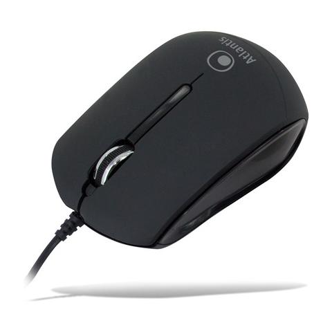 Mouse X Nb Usb Atlantis P009-km23-bk Ottico 3tasti+scroll Mini Size Nero Ean 8026974017242 -garanzia 2 Anni- - Foto 1