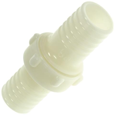 35 X 35 - Giunto Portagomma In Tre Pezzi Dritto Nylon Tubo Travaso Irrigazione - Foto 1