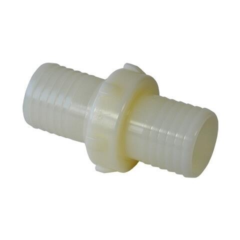 35 X 35 - Giunto Portagomma In Tre Pezzi Dritto Nylon Tubo Travaso Irrigazione - Foto 2