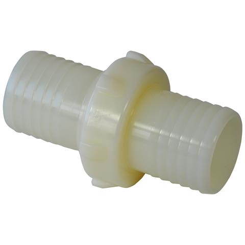 35 X 35 - Giunto Portagomma In Tre Pezzi Dritto Nylon Tubo Travaso Irrigazione - Foto 5