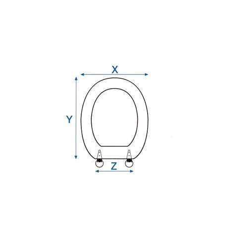 Copriwater Coprisedile Sedile Wc Per Ceramica Pozzi Ginori Linea Europa Orio - Foto 3