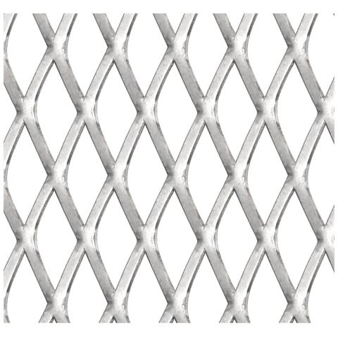 Pannello Rete Metallica Espansa Acciaio Inox 50x50cm 45x20x4mm - Foto 2