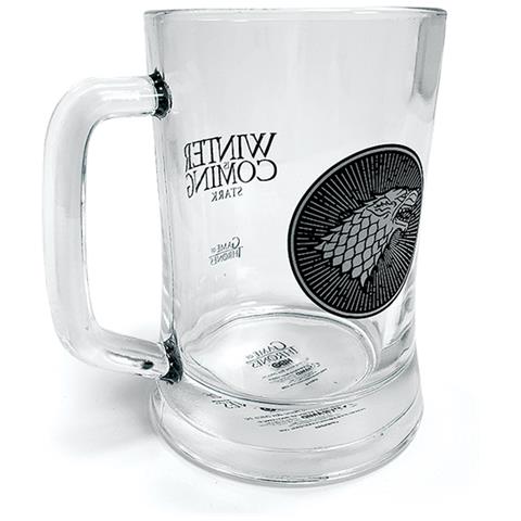 Game Of Thrones - House Stark (boccale Di Vetro)  - Foto 1