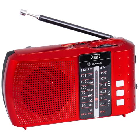 Radio Portatile Multibanda RA 7F20 BT con Bluetooth / Usb / Micro SD Colore Rosso - Foto 2
