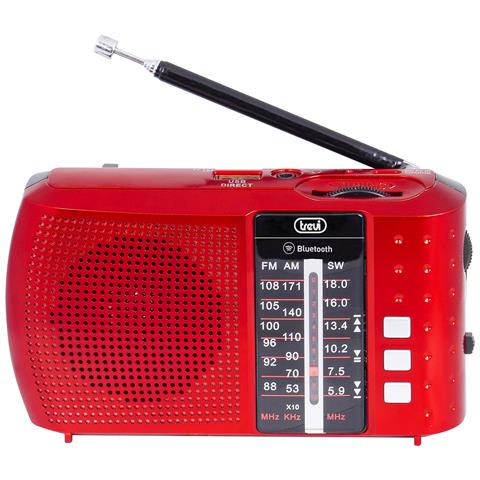 Radio Portatile Multibanda RA 7F20 BT con Bluetooth / Usb / Micro SD Colore Rosso - Foto 3