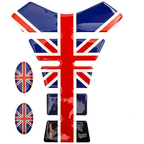 Paraserbatoio Moto Tank Pad Bandiera Unionjack Regno Unito Sticker Sonic-moto - Foto 1