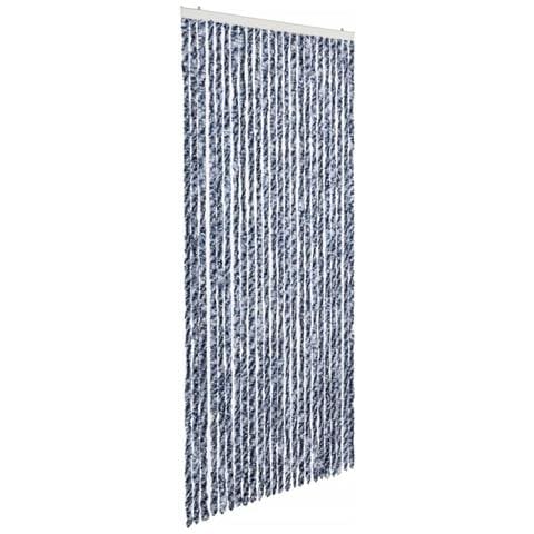 Zanzariera Blu Bianco E Argento 100x220 Cm Ciniglia - Foto 1